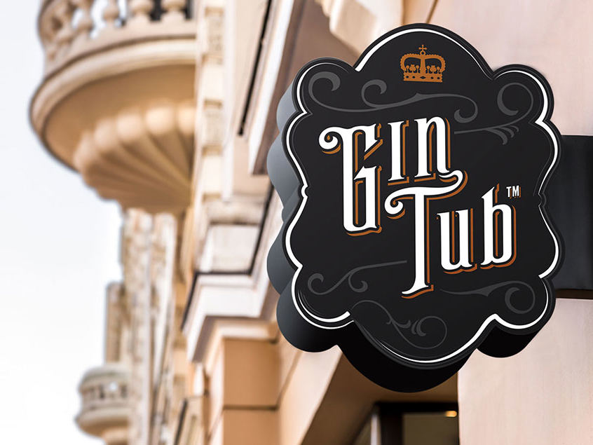 Diseñador de logos - gin tub